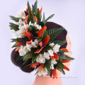 Handmade Artificial Pikake Flower Hair Comb